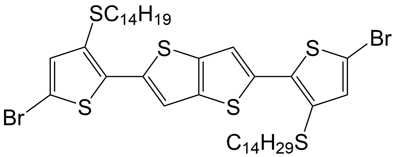 2,5-Bis(5-bromo-3- tetradecylthio-2-yl)thieno [3,2-b]thiophene/